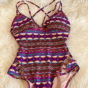 Southwest print full coverage once piece SZ S